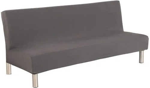 Miniatura 22 de Cornasee Funda Elástica a Rayas para Sofá Cama Funda de Futón, Fundas Completas para Sofá Plegable sin Brazos Protector de Muebles, Lavable a