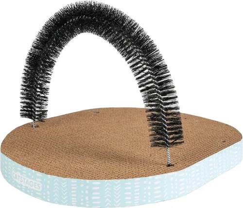 Miniatura 9 de Catstages Caja de Caza con Parche de Hierba - Juguete Interactivo para Gatos de Interior con Césped Sintético y 3 Bolas de Cascabel - Fomenta