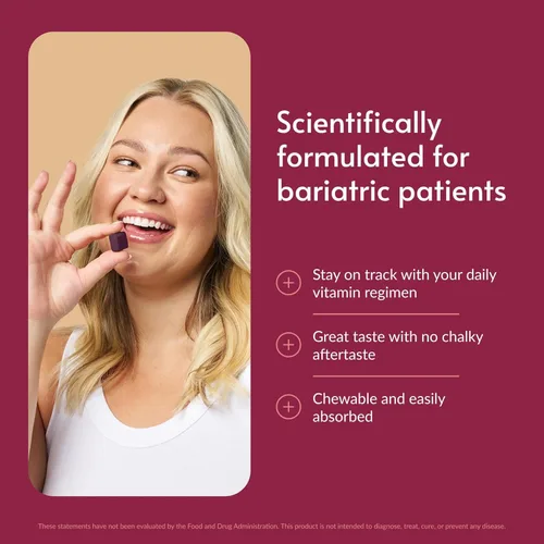 Miniatura 2 de Bariatric Advantage Multi Chewy Bite - Multivitamínico suave para masticar para pacientes de cirugía bariátrica - Multivitamínico masticable