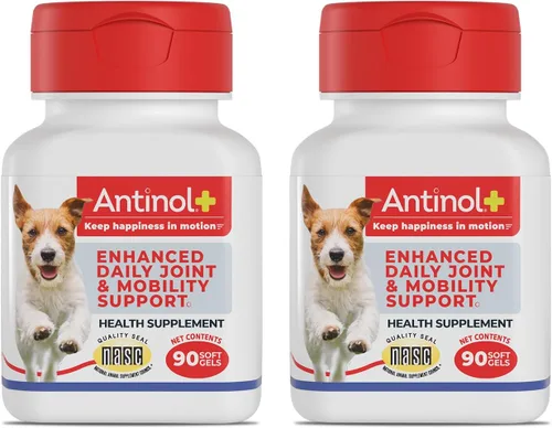 Miniatura 12 de Antinol Suplemento para la movilidad, la cadera y las articulaciones para perros, mejillones de labios verdes y aceite de krill, suplemento