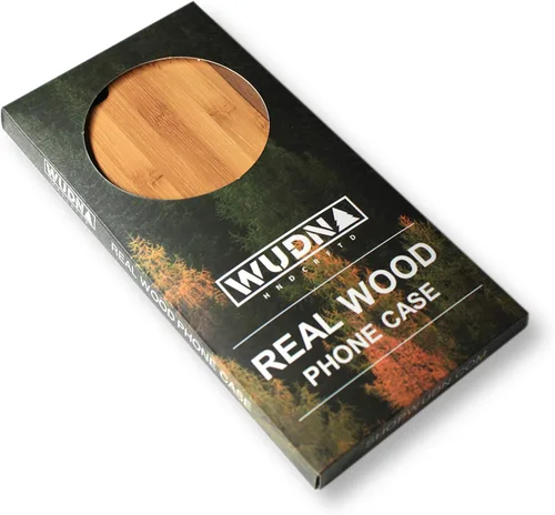 Miniatura 4 de WUDN Slim Wooden Phone Case (Carmalized Bamboo) Compatible with iPhone 11 Pro Max Bambú Carmalizado