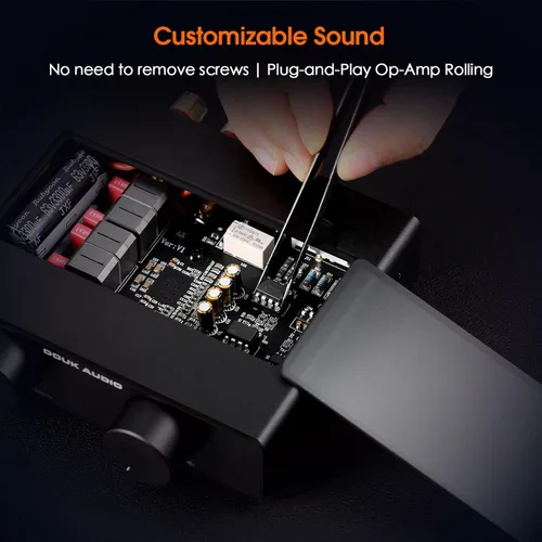 Miniatura 5 de Douk Audio A5 Amplificador Estéreo de 2 Canales TPA3255, 300 Vatios x2 Mini amplificador de audio de alta fidelidad Clase D para sistema de cine