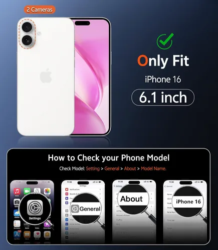 Miniatura 406 de FNTCASE Funda para iPhone 13 Pro-Max: Fundas magnéticas transparentes compatibles con Magsafe Slim anti amarillamiento protección contra caídas
