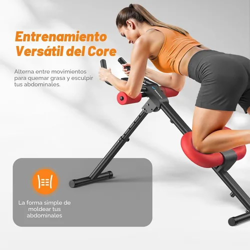 Miniatura 2 de MERACH Máquina de abdominales, equipo de entrenamiento abdominal, máquina de entrenamiento abdominal ajustable para entrenamiento de abdominales
