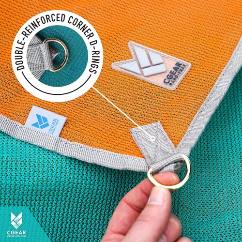 Miniatura 6 de CGEAR Alfombra Original para Exteriores Sin Arena Estera de Camping - Material Resistente al Agua y Anti-Decoloración - Grado Militar - Diseño