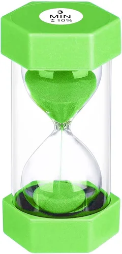 Miniatura 31 de Reloj de Arena con Temporizador de Arena de 1 Minuto, Reloj de Arena Irrompible, SandWatch de Plástico de 1 Min, Reloj De Arena 1 Minutos, Reloj