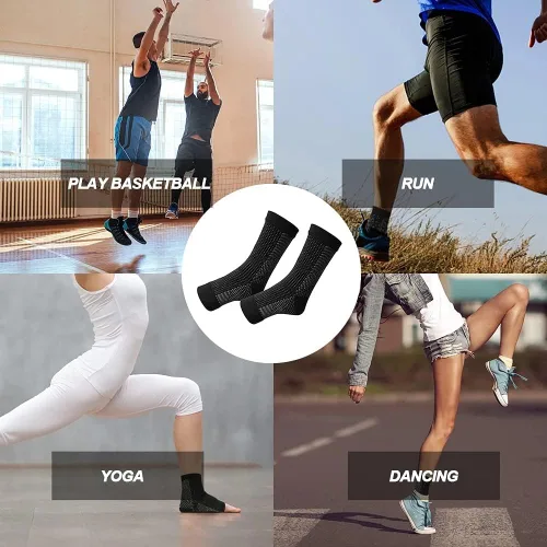 Miniatura 5 de Calcetines funcionales para neuropatía, calcetines de compresión de tobillo Comprex para mujeres y hombres, calcetines de compresión de tobillo
