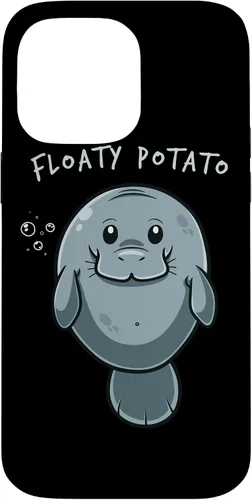 Miniatura 20 de iPhone 11 Floaty Potato Manatí Chubby Sirena Sea Vaca Animal Estuche de Regalo