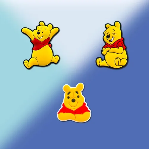 Miniatura 2 de Hedbitoyo Cartoon Shoe Charms for Clog Decoration Cartoon Bear Sandals Accessories for Kids Girls Boys Party's Favor