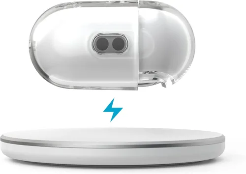 Miniatura 6 de Speck Productos Presidio Clear - Funda para Airpods Pro de 2ª/1ª generación, transparente/plateado brillante