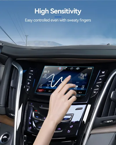 Miniatura 5 de Protector de Pantalla de Coche para 2015 2016 2017 2018 2019 Cadillac CTS Accesorios Navegación Pantalla Táctil Protector de Película de Vidrio