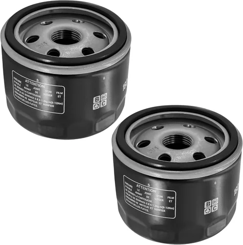 Caltric Paquete de 2 filtros de aceite compatibles con BMW R1200Gs R-1200Gs Adventure R1200 Hp2 Sport 1200 2008-2013