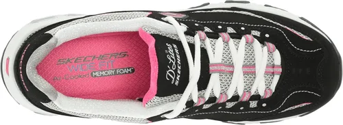 Miniatura 5 de Skechers D'Lites-Life Saver - Tenis de espuma viscoelástica con cordones para mujer