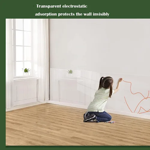 Miniatura 6 de Película protectora de pared absorbente electrostática, película protectora electrostática autoadhesiva, extraíble, a prueba de aceite, impermeable