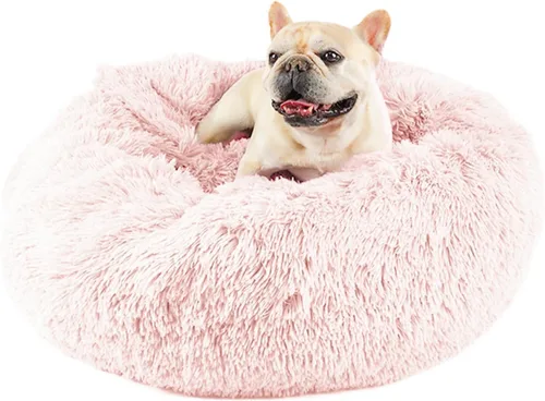 Miniatura 13 de Himax Camas para perros y gatos pequeños, cómodas camas para perros con manta adjunta, cama calmante antiansiedad esponjosa lavable