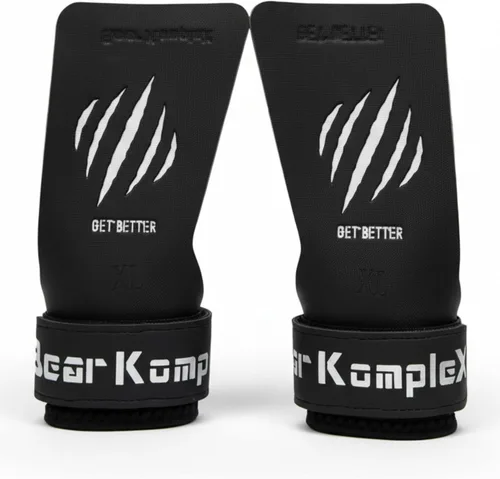 Miniatura 8 de Bear KompleX Black Diamond - Agarres sin agujeros para levantamiento de pesas, ligeros y de alto rendimiento, protegen las manos y proporcionan