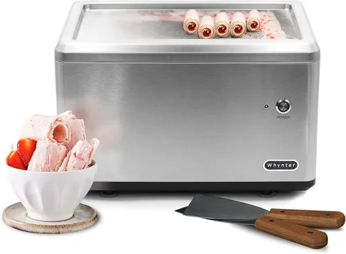 Miniatura 10 de Whynter Máquina automática para hacer helados y yogur de 2 cuartos de galón con compresor integrado, pantalla digital LCD y temporizador, sin Oro
