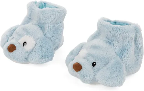 Miniatura 6 de GUND Baby GUND Spunky - Botines de sonajero de felpa para bebé, color azul, talla única Cachorro