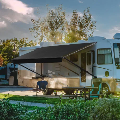 Miniatura 18 de Suncode Toldo para autocaravana para caravana, cámper y remolques de viaje, kit completo de toldo manual para caravana, toldo manual para cámper