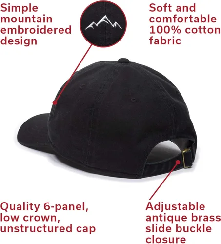 Miniatura 24 de Outdoor Cap Sombrero de papá de montaña - Gorra de algodón suave sin estructura