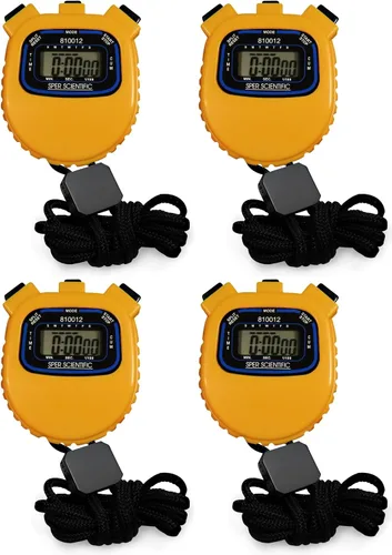 Miniatura 5 de Sper Scientific Cronómetro resistente al agua 810012 - Temporizador digital con función de intervalo dividido, reloj despertador de 12/24 horas