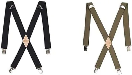 Miniatura 26 de Dickies - Tirante para hombre, 1 1/2 pulgadas, con clip recto, ajustable X