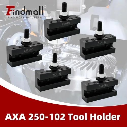 Miniatura 2 de findmall 5 piezas AXA 250-102 Portaherramientas AXA 102 Soporte de cambio rápido para poste de herramienta de cambio rápido apto para columpio de 12