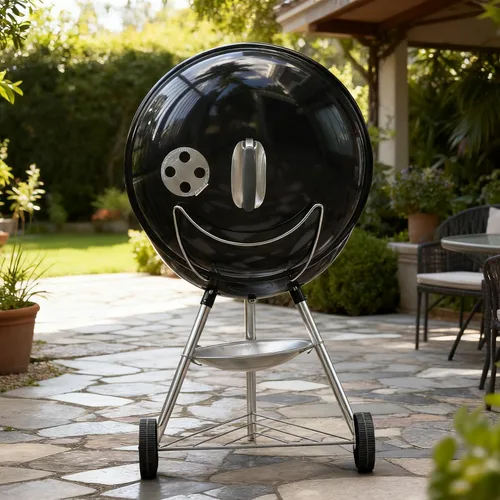 Miniatura 7 de onlyfire Soporte de tapa de acero inoxidable Slide-a-Side para parrillas de carbón de 18”/22”/26