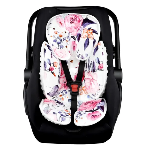 Miniatura 17 de Pea Pod - Soporte para la cabeza del asiento de coche para bebé recién nacido, 2 en 1 Soporte para la cabeza del asiento de coche para bebés