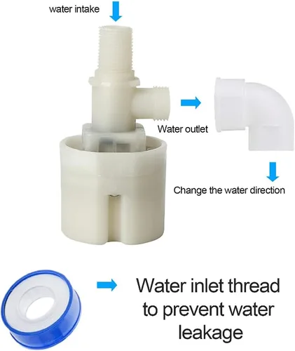 Miniatura 2 de Válvula de flotador de 1/2 pulgada, la caja de control de nivel de agua es una versión mejorada de la válvula de flotador tradicional, utilizada