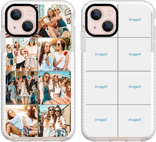 Miniatura 14 de Funda de teléfono personalizada para iPhone 13 personalizada con collage de múltiples imágenes, funda resistente a los arañazos, a los golpes, funda