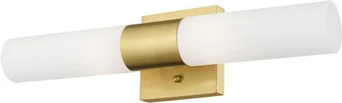 Miniatura 7 de Livex Lighting 10102-05 Aero - Luz de baño con 2 luces, cromada, 4.5" x 18