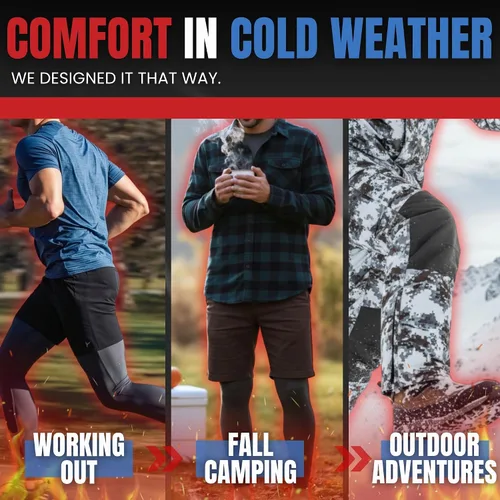 Miniatura 26 de Real Men ABCD Pouch - Pantalones de compresión para hombre, paquete de 1, 2 y 3, leggings para hombre, pantalones de yoga, medias, capa base