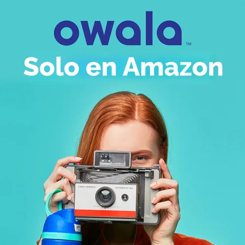 Miniatura 6 de Owala FreeSip - Botella de agua aislada de acero inoxidable con popote para deportes y viajes, sin BPA, 24 onzas, marea brumosa