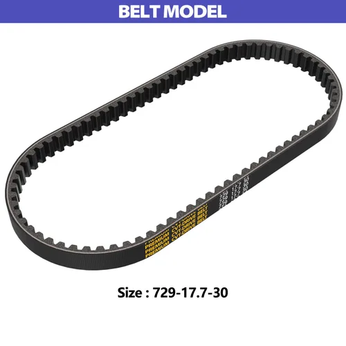 Miniatura 5 de 729-17.7-30 Racing CVT Correa de transmisión para GY6 49cc 50cc 139QMB Scooter Ciclomotor de caja larga Motor Roketa JMSTAR Taotao Jonway Baja Tank