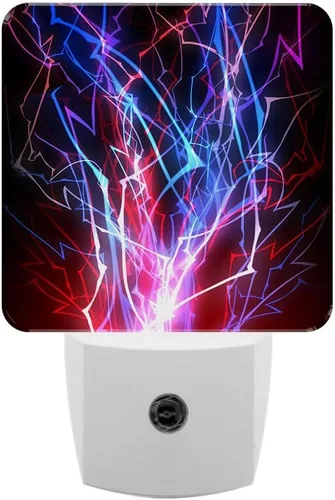Miniatura 7 de WIRESTER Luz nocturna LED enchufable, lámpara con sensor automático del atardecer al amanecer para dormitorio, baño, cocina, pasillo, escaleras