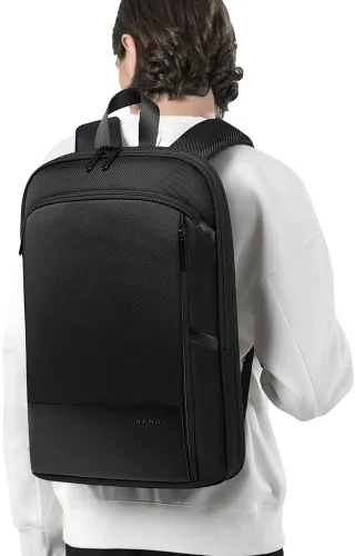 Miniatura 2 de BANGE Mochilas delgadas para laptop de 17.3 pulgadas, mochila de trabajo expandible para hombres y mujeres