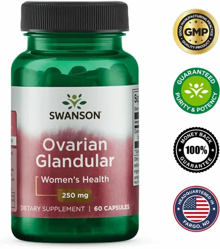 Miniatura 7 de Complemento dietético Swanson de primera calidad Ovarian Grandular 0,0088 oz, 1