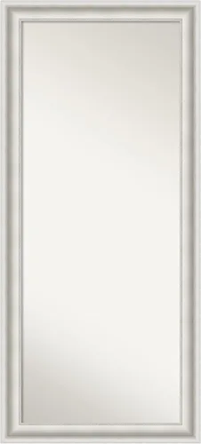 Miniatura 13 de Amanti Art Espejo blanco de longitud completa, 66 x 30 pulgadas, para gabinete, color blanco, espejo de pared de cuerpo entero para vestirse, marco