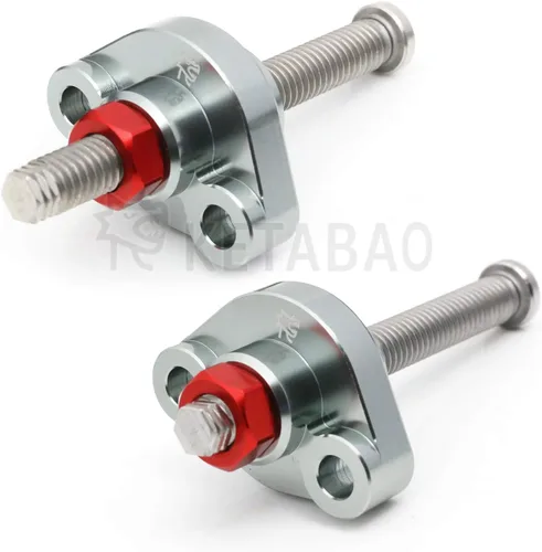Miniatura 3 de KETABAO CCT Tensor de cadena manual ajustable compatible con CB600 F Hornet CB600F 2004-2006 2005 (Titanio)
