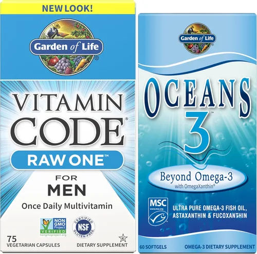 Miniatura 8 de Garden of Life Vitamin Code Raw One para hombres, multivitamínico una vez al día, 30 cápsulas, vitaminas para hombre más frutas, verduras