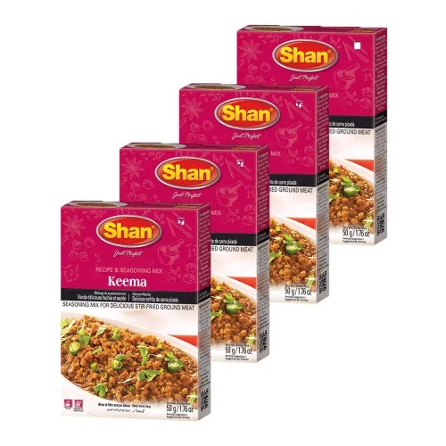 Miniatura 232 de Shan Korma Recipe and Seasoning Mix 1.76 oz (50g) - Spice Powder for Traditional Meat in Yogurt Sauce - Suitable for Vegetarians - Airtight Bag in a