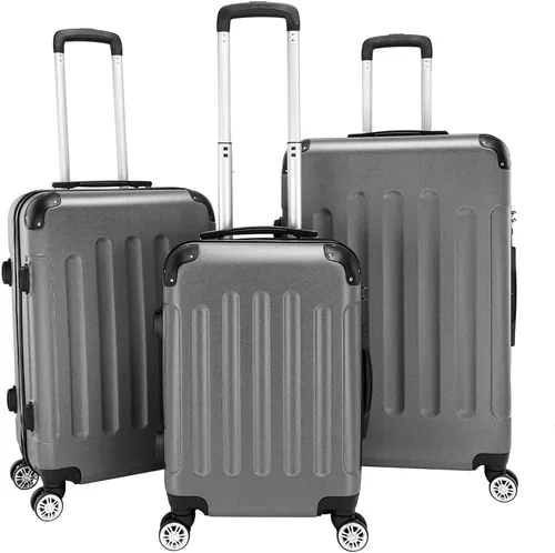 Miniatura 60 de Juego de equipaje de 3 piezas – Maletas con ruedas giratorias multidireccionales – Bolsa de viaje Maleta ABS con bloqueo TSA – Maletas de carcasa