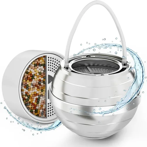 Miniatura 10 de NIROKET Filtro de baño para bañera, filtro de agua de bañera de 8 etapas que elimina cientos de contaminantes para una piel más suave y tersa, 2500