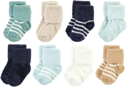 Miniatura 6 de Hudson Baby - Calcetines de algodón para bebés recién nacidos y Terry para niñas bebés