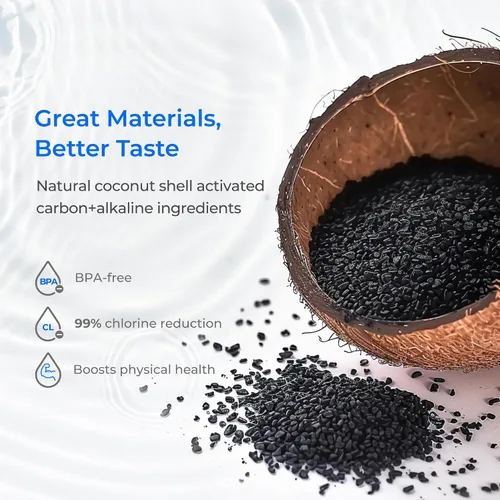 Miniatura 5 de Waterdrop Filtro de agua por gravedad alcalina W90D, repuesto para filtros Berkey® BB9-2® Black, Purewell®, ProOne® Waterdrop Gravity filtro