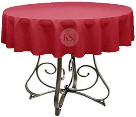 Miniatura 25 de Mantel redondo de poliéster de 72 pulgadas, disponible en más de 45 colores, ideal para restaurantes y superposiciones versátiles de eventos, elige