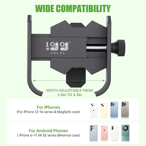 Miniatura 8 de 10L0L Soporte magnético para teléfono para carrito de golf, soporte de aleación de aluminio mejorado con imanes de neodimio N52, organizador