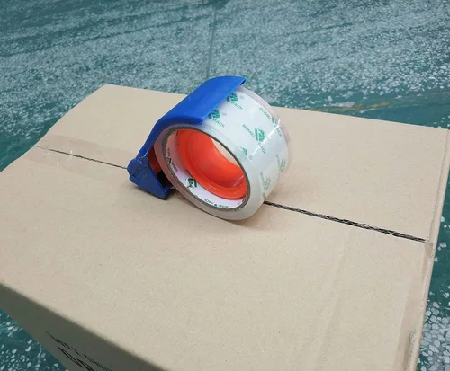 Miniatura 2 de BOMEI PACK Cinta de embalaje transparente, rollos de repuesto de cinta de embalaje, 6 rollos de 2 mil x 1.88 pulgadas, 60 yardas para sellar, mudar