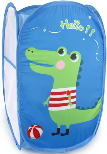 Miniatura 9 de Bolsa de almacenamiento de ropa sucia plegable tierna con imágenes (3)